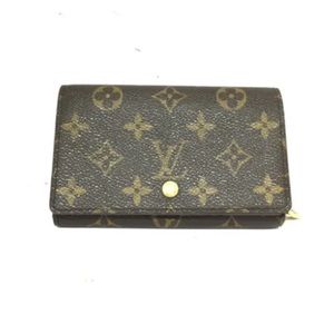 Louis Vuitton Monogram Porte Monnaie Billets Tresor Wallet Used - LIVE SHOW!